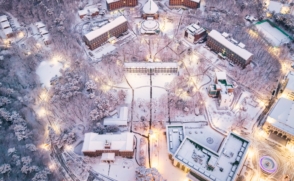 눈 내린 삼육동 캠퍼스… 동화 같은 겨울 설경