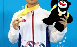 생활체육학과 김영남, U대회 다이빙 금메달 획득