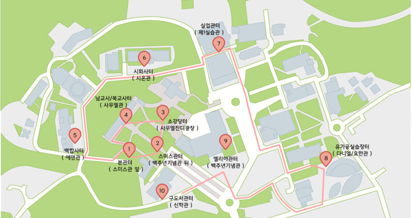 옛터 기념비 탐방 루트