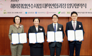 해외취업연수사업 대학연합과정 MOU(2024.4.4)