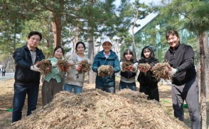 버려진 나무가 '우드칩'으로… 탄소중립 식목행사 개최