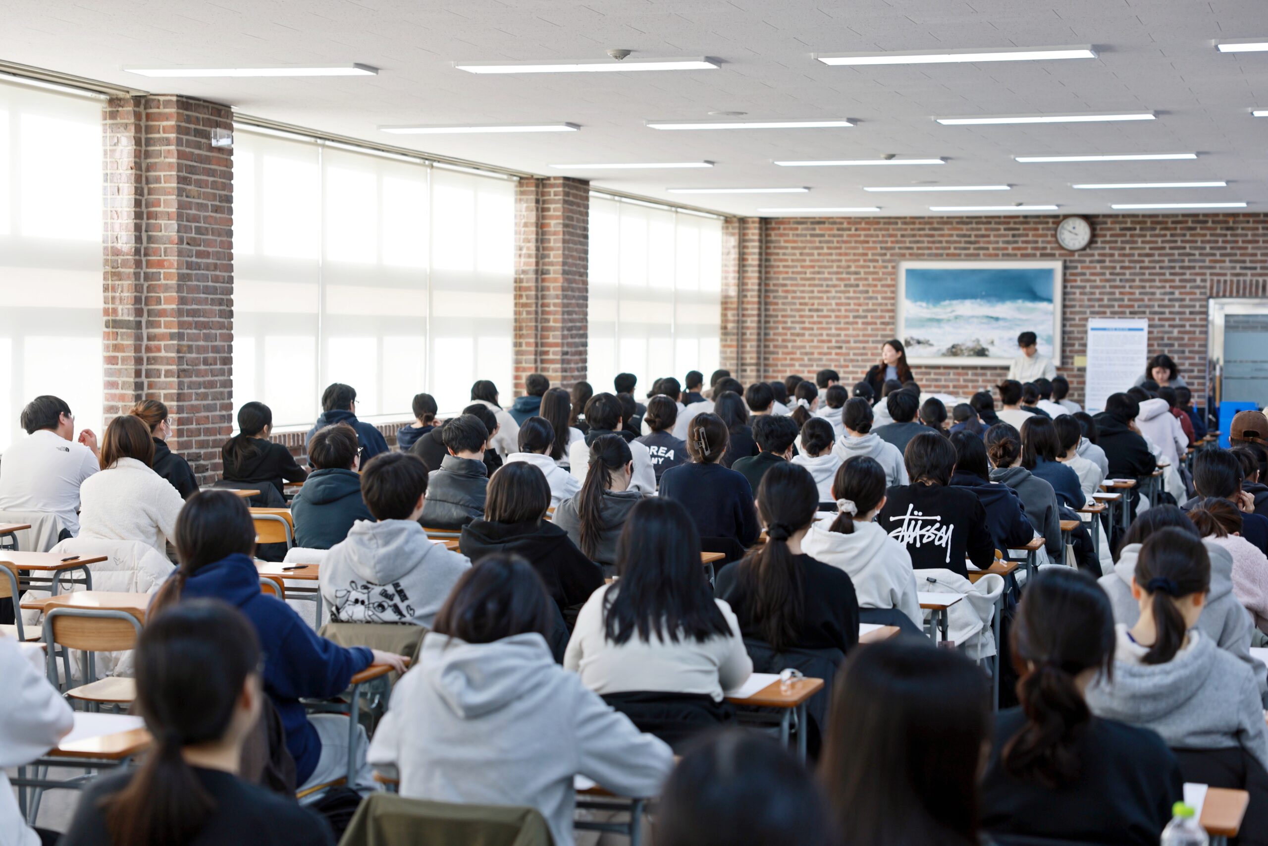 경쟁률 '51.70대 1'… 수시모집 논술고사 현장