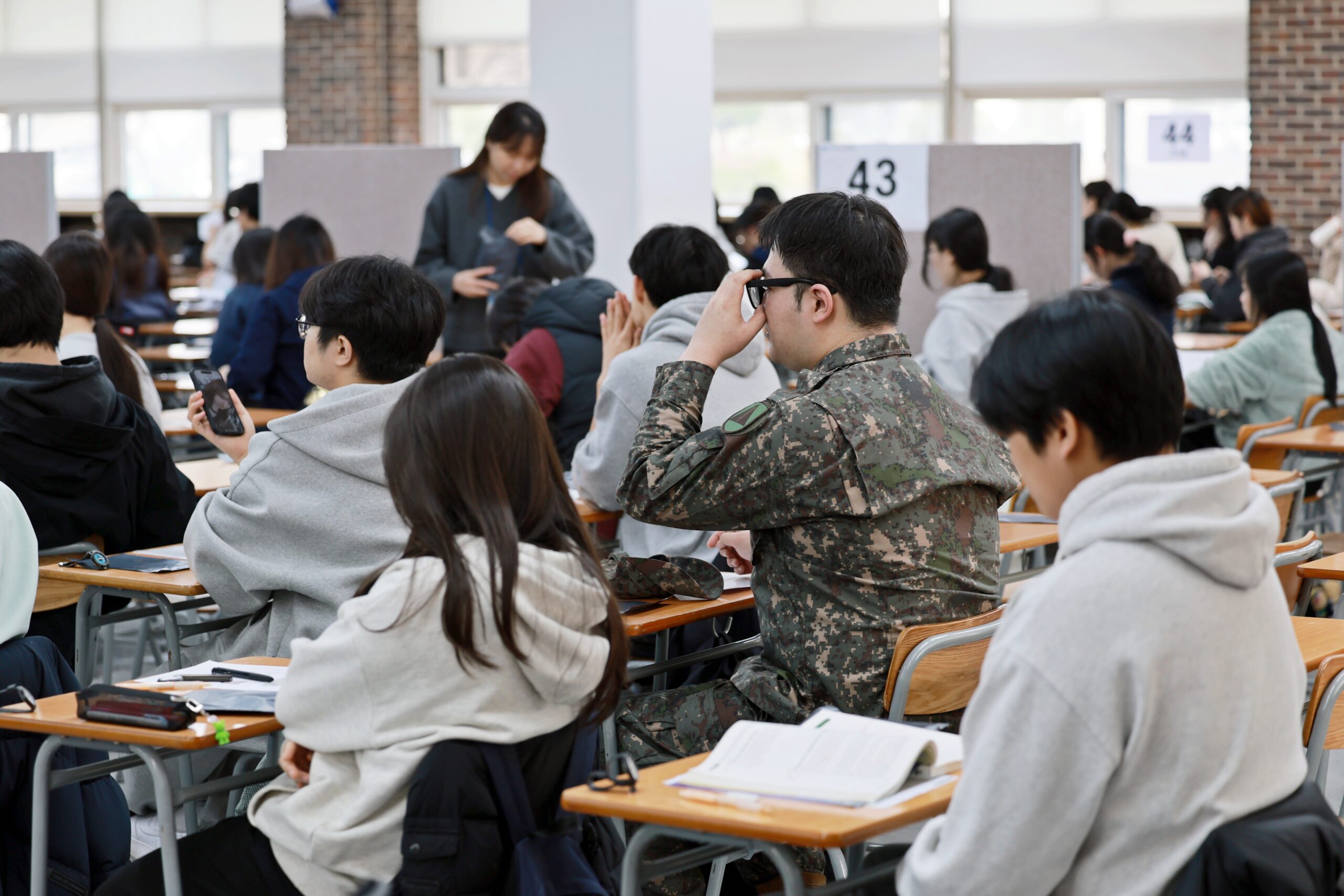 경쟁률 '51.70대 1'… 수시모집 논술고사 현장