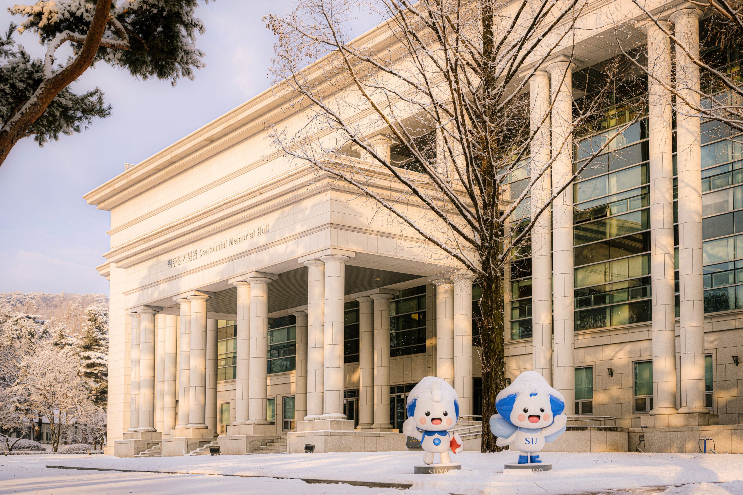 눈 내린 삼육동 캠퍼스… 동화 같은 겨울 설경