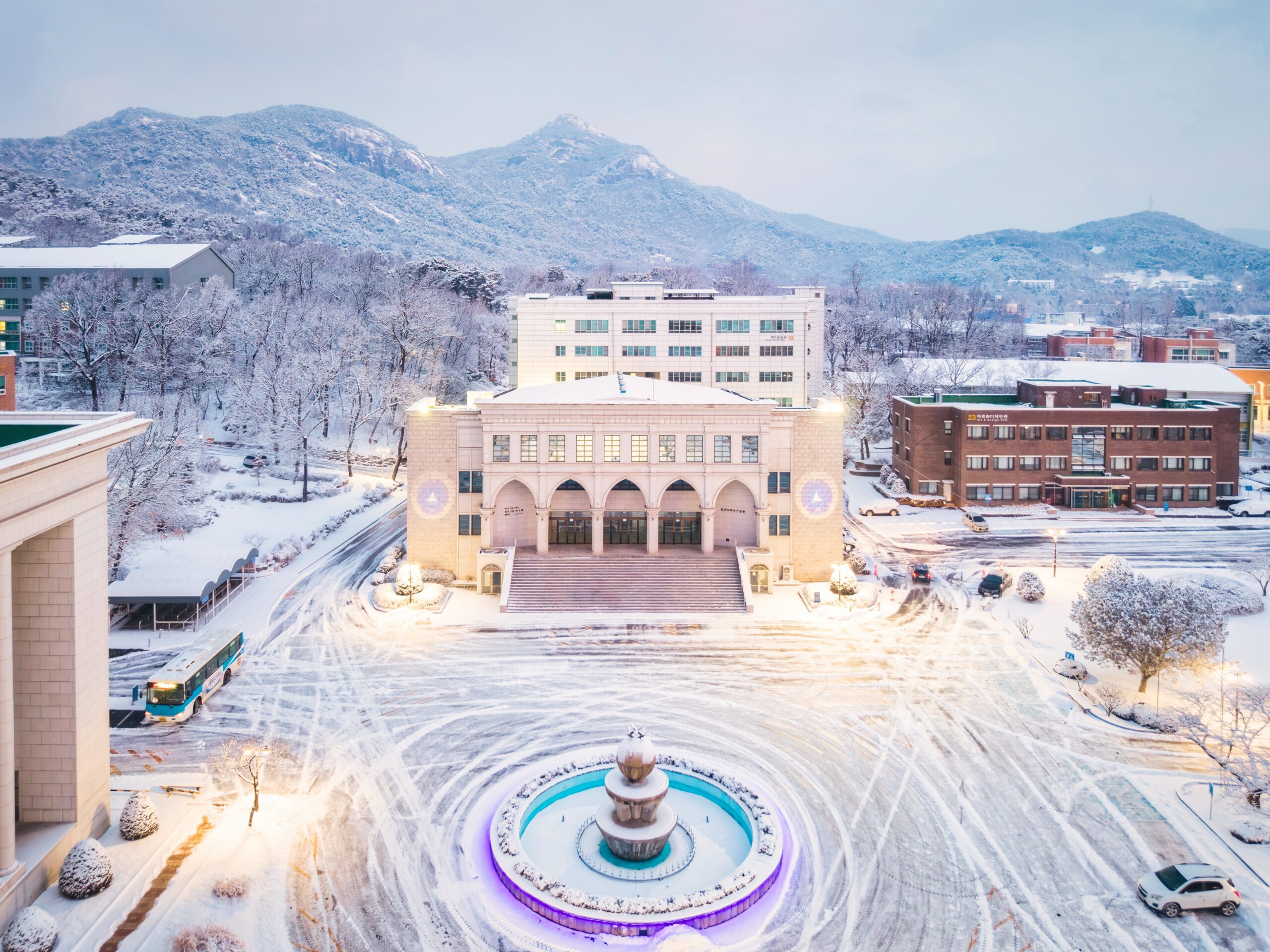눈 내린 삼육동 캠퍼스… 동화 같은 겨울 설경