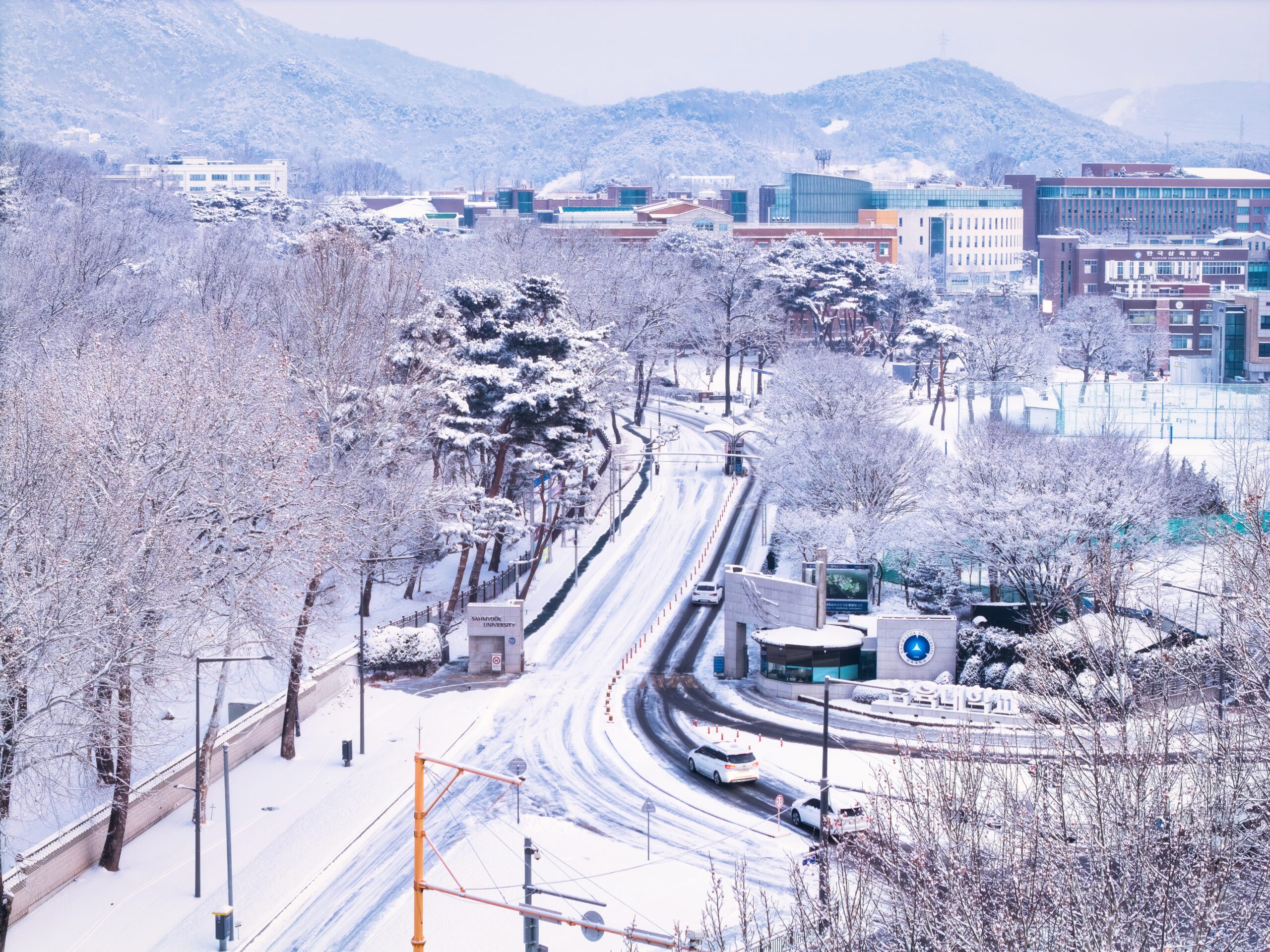 눈 내린 삼육동 캠퍼스… 동화 같은 겨울 설경