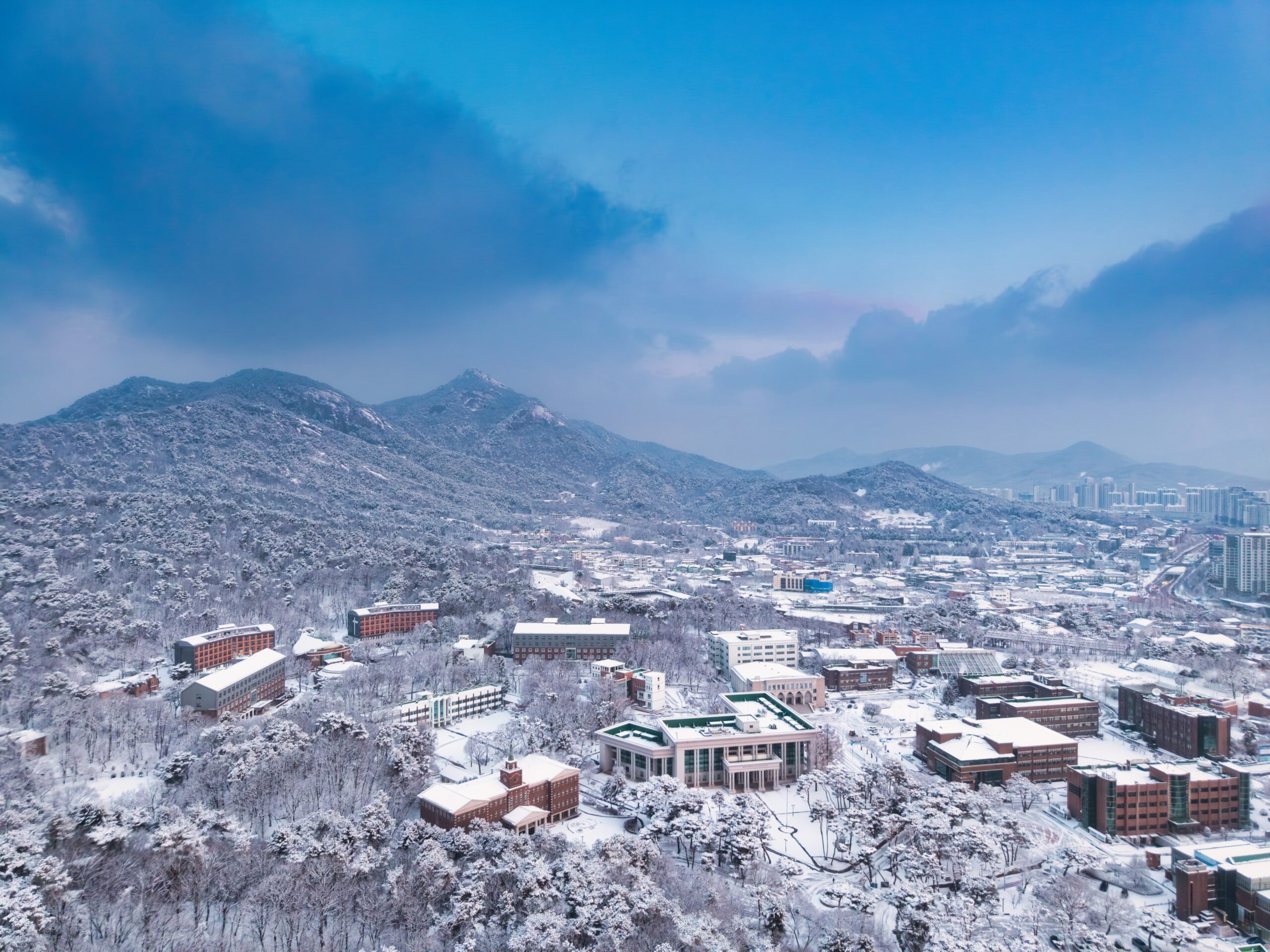 눈 내린 삼육동 캠퍼스… 동화 같은 겨울 설경