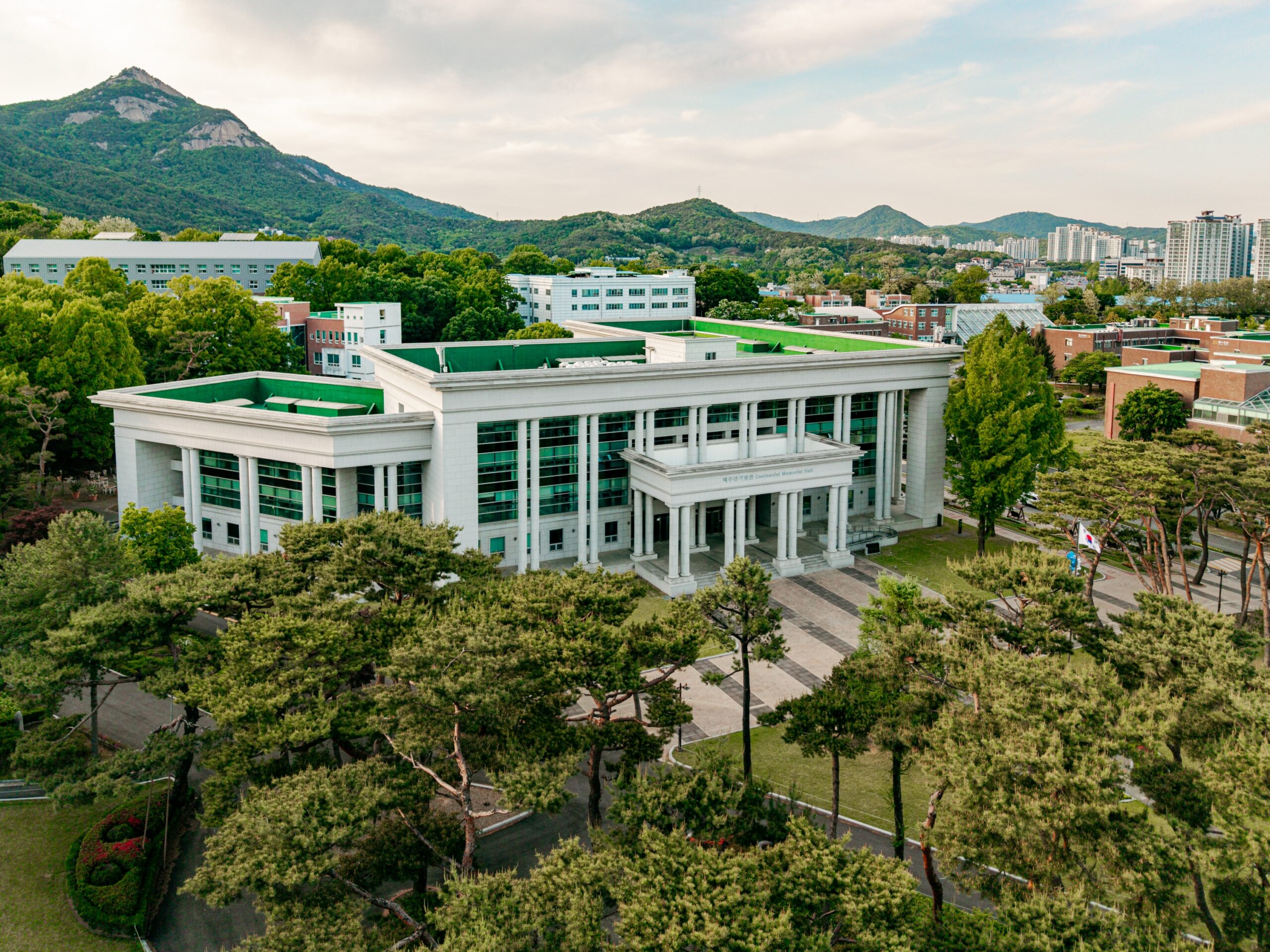 하늘에서 본 삼육동의 초여름