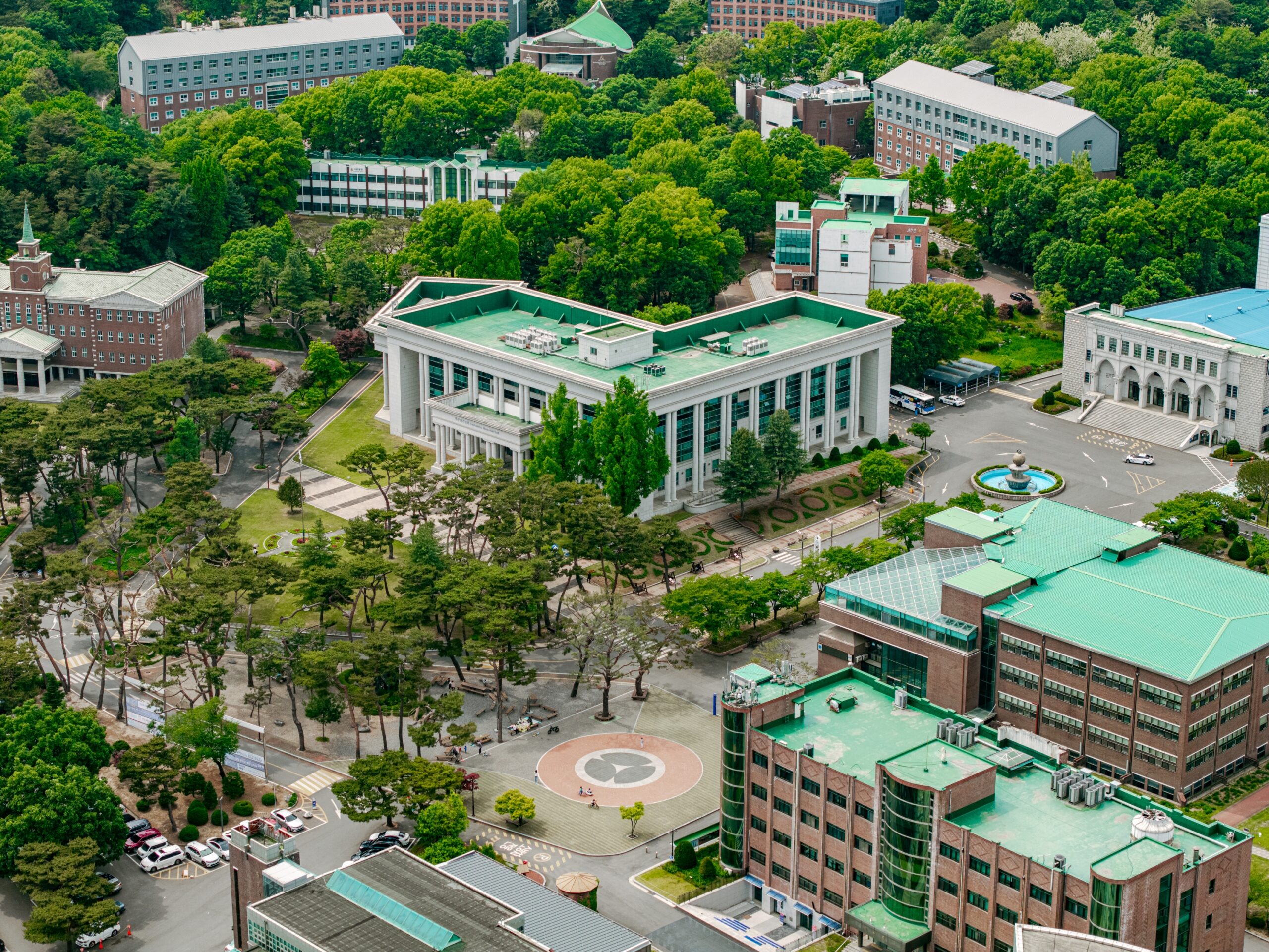 하늘에서 본 삼육동의 초여름
