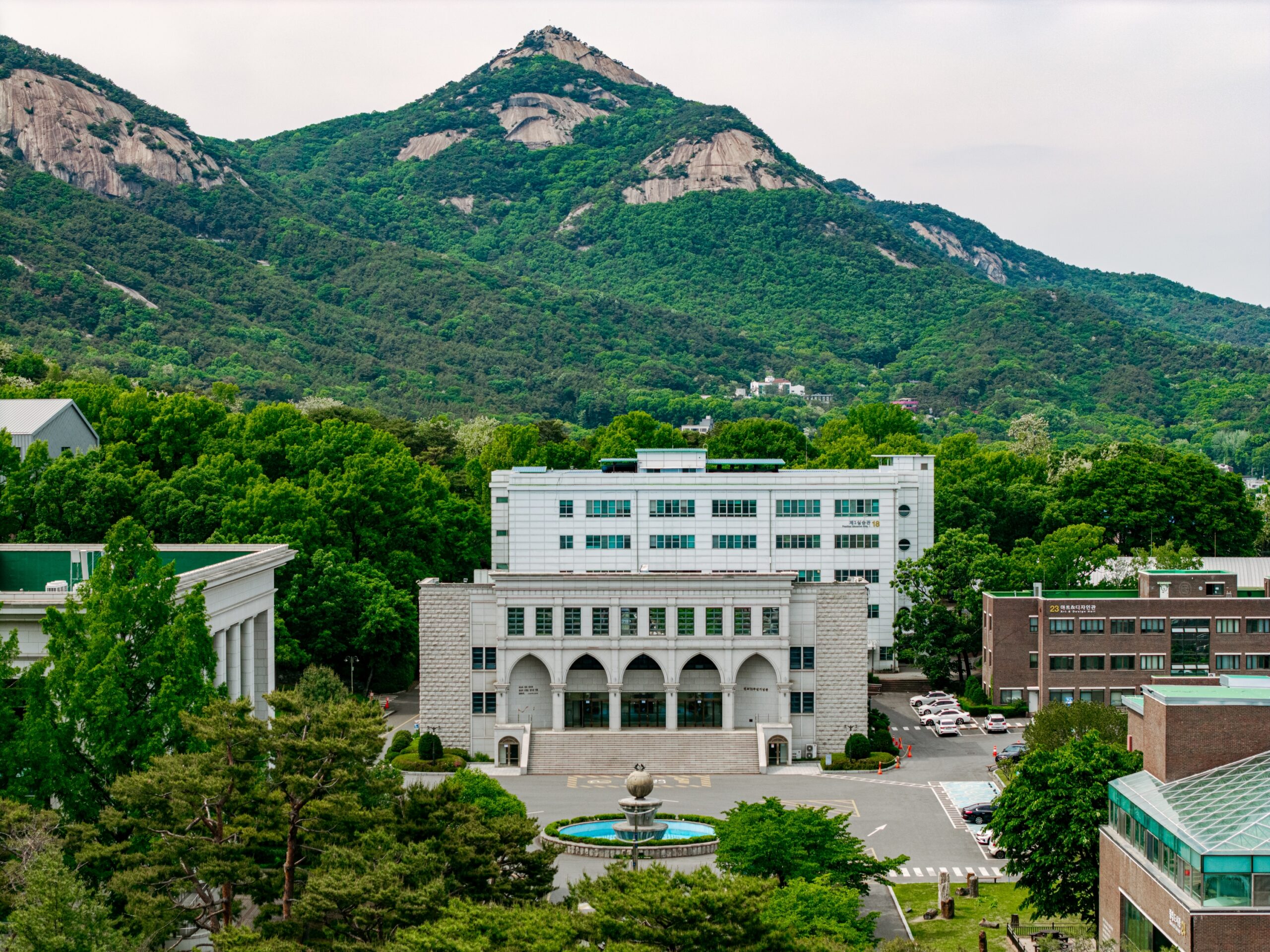 하늘에서 본 삼육동의 초여름